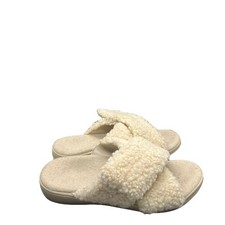 Vionic Relax Ii Slippers Women's US 9 Cream Slip On Round Toe Slide