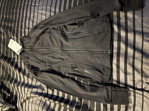 lululemon Define Cropped Jacket Nulu Women’s Black Size 2 Full Zip Slim Fit