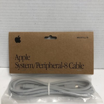 Vintage Apple System  Peripheral 8 Cable New Old Stock Sealed M0197LL/B