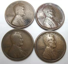 (Lot of 4) * 1912 S, 1914 S, 1915 S 1916 S LINCOLN CENTS Shown As Seen FREE SHIP