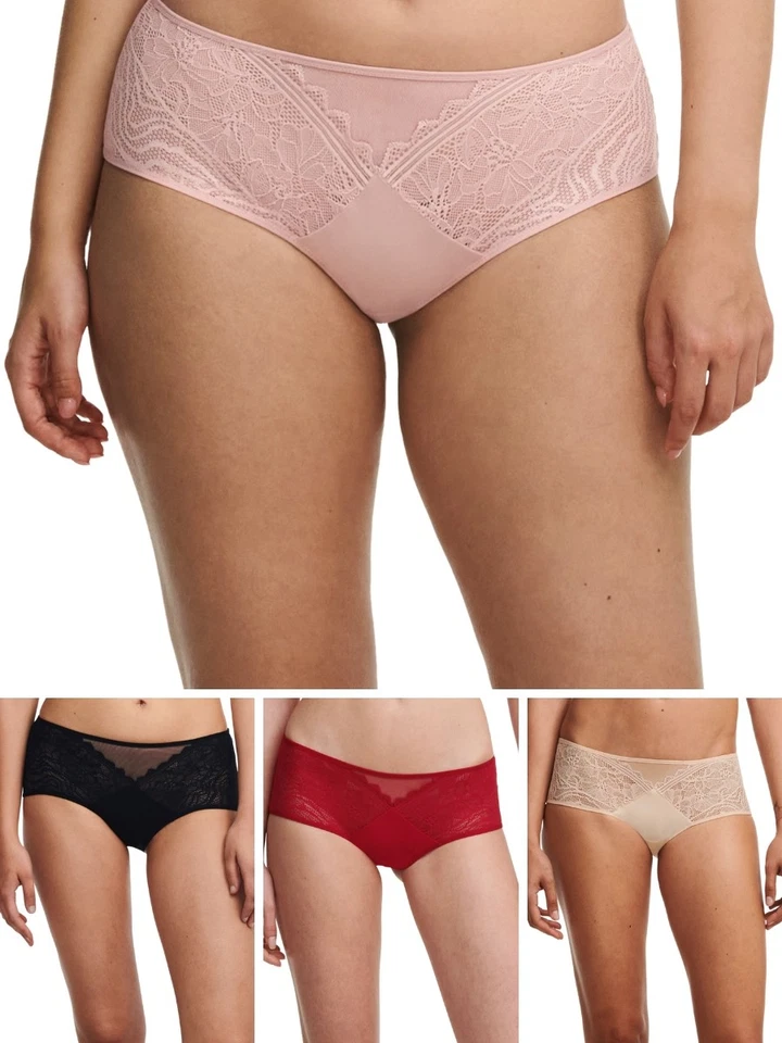 Chantelle Easy Feel Floral Touch Shorty Mid Rise Briefs Knickers Lingerie - Image 1 of 1