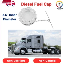 Diesel Fuel Cap For Kenworth Truck 3 1/2” Non-Locking,Non-Vented, For Low Sulfur