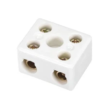 2W5H Ceramics Terminal Blocks Porcelain Ceramic Wire Connection 39x31.5x23mm