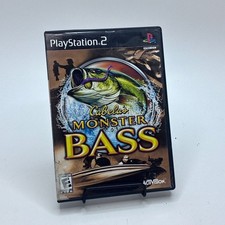 Cabela's Monster Bass PlayStation 2 PS2 Fishing Simulation Video Game CIB