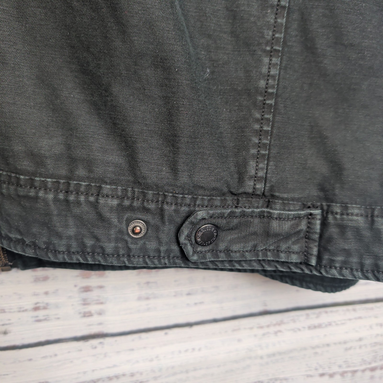 Levi's Men's XL Black Bomber Denim Jacket Quilted Lined Full Zip Black thumbnail 5