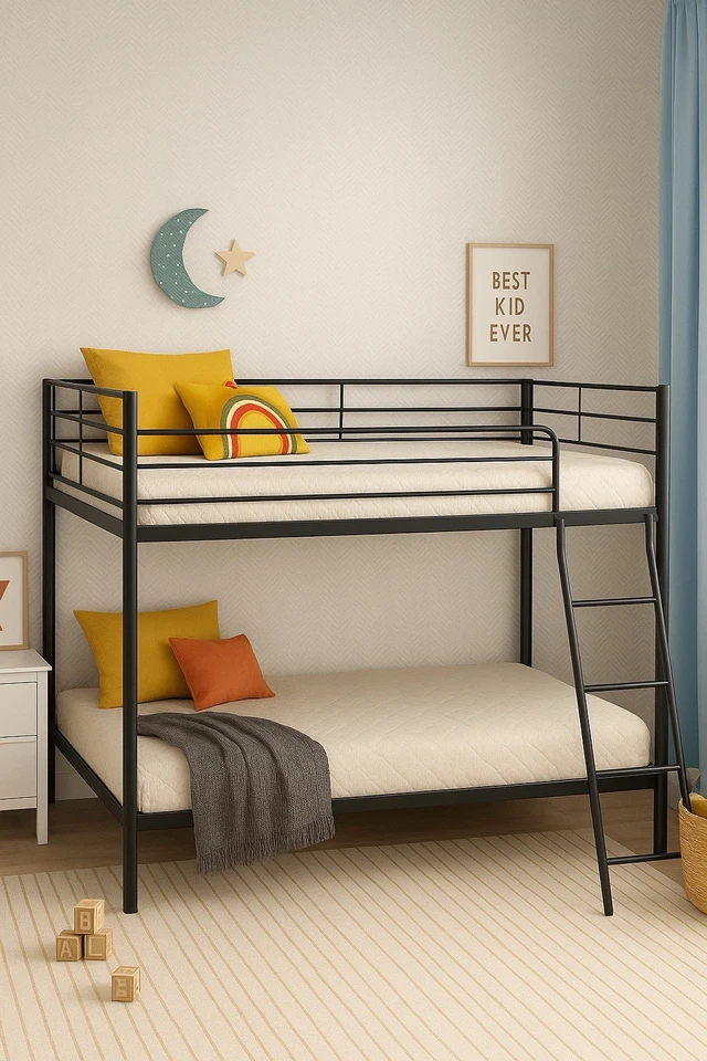 Beliche júnior perfil baixo Mainstays Small Spaces Twin-over-Twin - Imagem 3 de 3