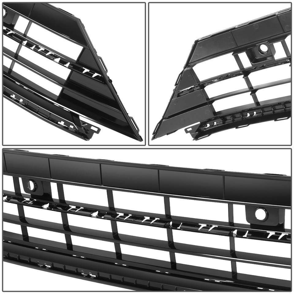 For 18 21 Volkswagen Tiguan R Line Oe Style Black Front Lower Bumper 