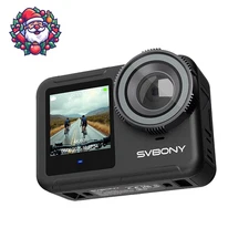 SVBONY SVGo3 Action Camera 4K HD Waterproof Dual Screen for Surfing and Diving