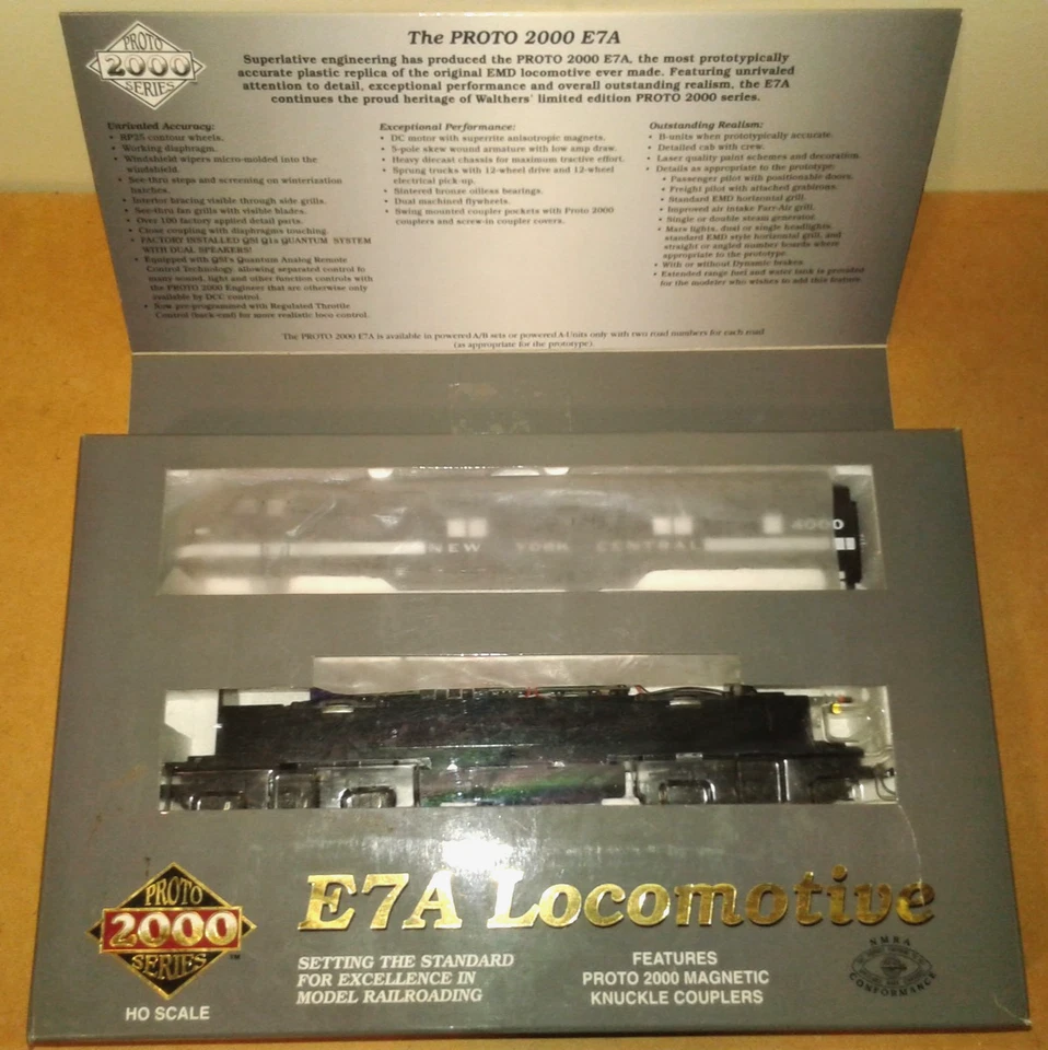 HO SCALE LIFE LIKE PROTO 2000 EMD E8 NEW YORK CENTRAL NYC #4000 DCC & SOUND - Image 2 of 4