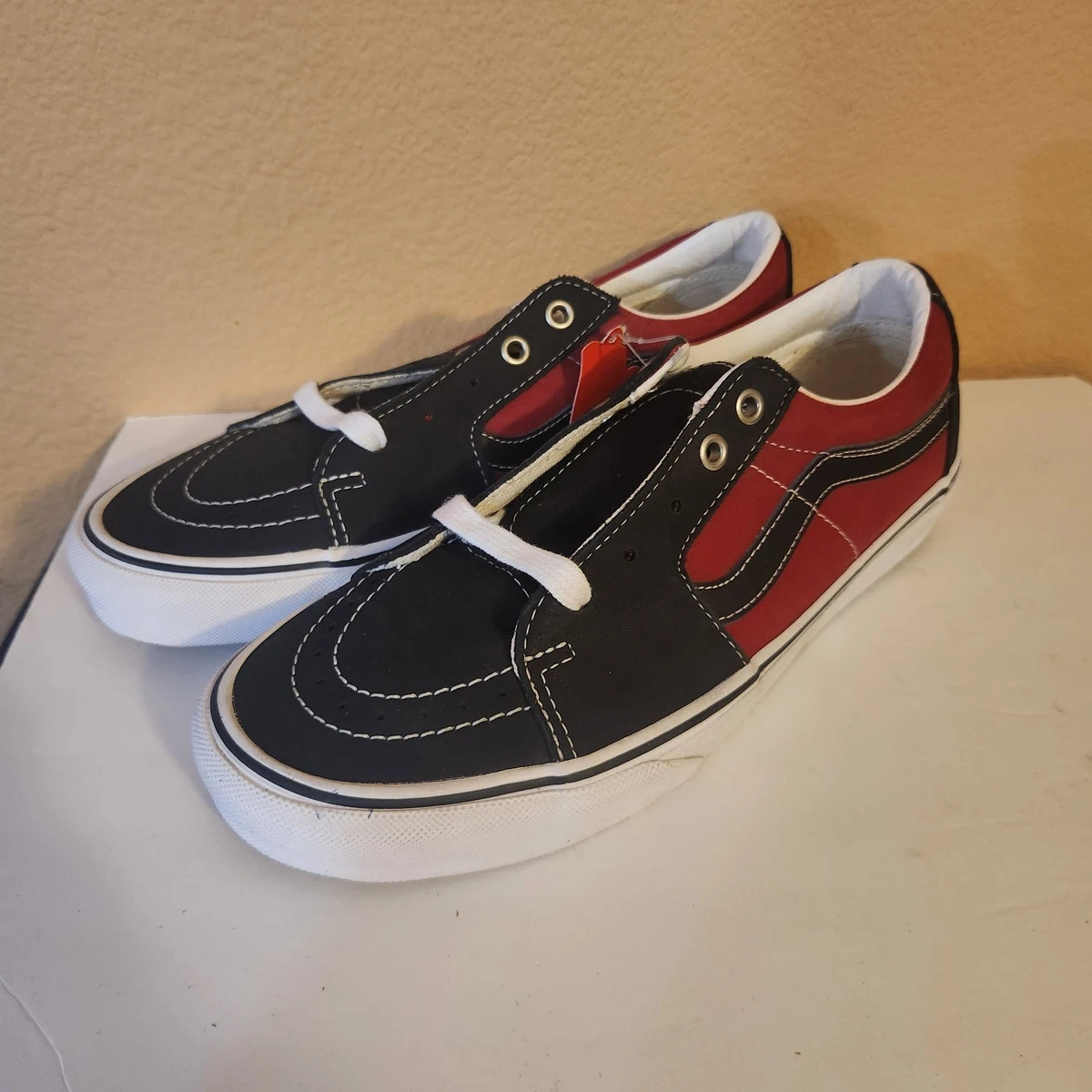 VANS Sk8-Low Red for Sale | Authenticity Guaranteed | eBay