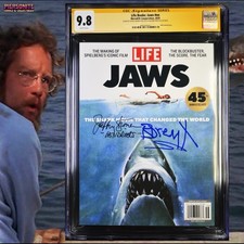 CGC 9.8 SS Life Books: Jaws #nn signed by Ric...