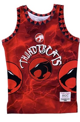 ThunderCats Men's Headgear Classics Premium Embroidered Basketball Jersey NWT