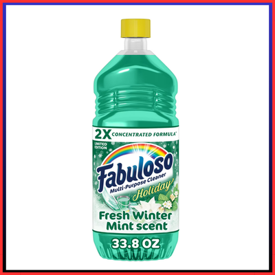 #ad Fabuloso Multi Purpose Cleaner 2X Concentrated Formula Fresh Winter Mint Scent $4.99