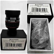 Celestron Ultima Edge 10mm/15mm 1.25" Eyepiece Lot – Flat Field 60°/65° Open Box