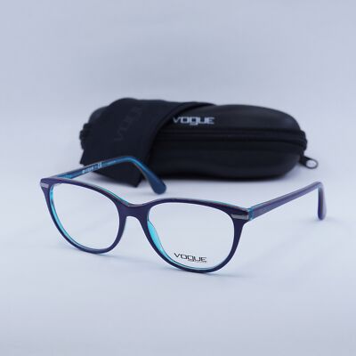 Vogue VO2937 2278 Eyeglasses - Bluette/Orange/Azure Frame 51mm Eyeglasses Vogue Eyewear VO2787 | Free Shipping | Glasses.com® main image 3