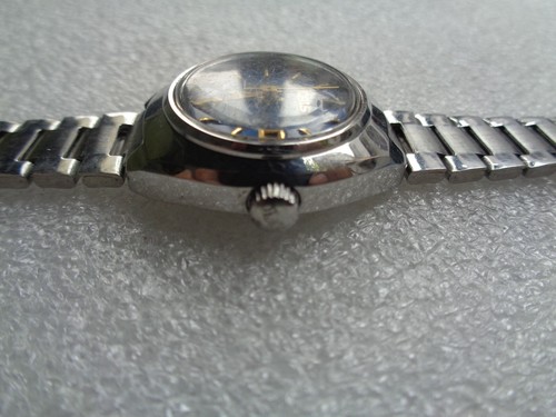 Rare Vintage Swiss Made Oris Blue Dial Ladies Hand-Winding Mechanical Wristwatch - Picture 5 of 11