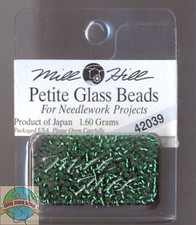 Mill Hill Petite Glass Beads 1.60g Brilliant Green 42039