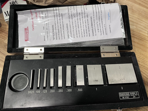 Bloc De Cales étalon SPI – 6 Pouces – Grade AS1 – Neuf Pour Métrologie De Précision