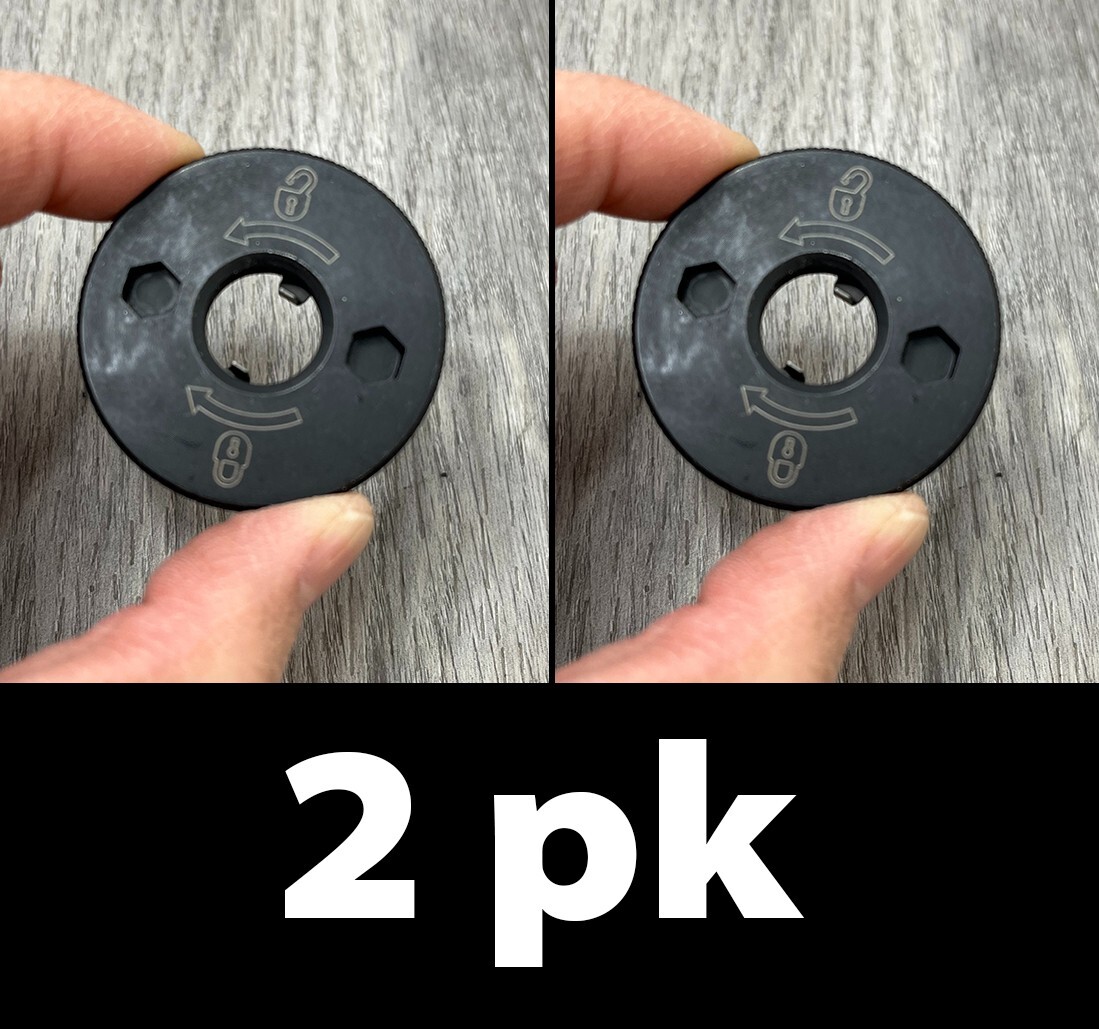 2pk N484249 Angle Grinder Flanged Hex Nut Fit/For DeWalt Grinder