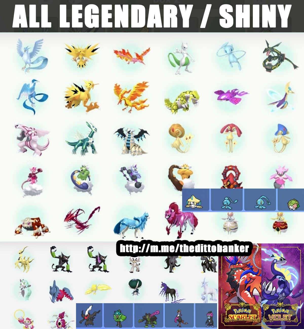 Pokémon Scarlet and Violet' Legendary Pokémon list