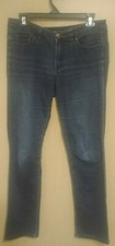 Calvin Klein Lean Boot Women  s Size 6X32 Blue Denim CK Jeans