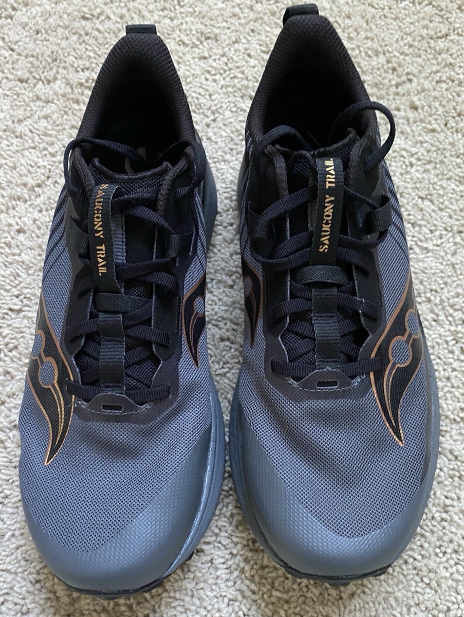 Saucony Endorphin Edge Trail Running Shoe Black/Goldenstruck Saucony Endorphin Edge Trail Running Shoe Black/Goldenstruck