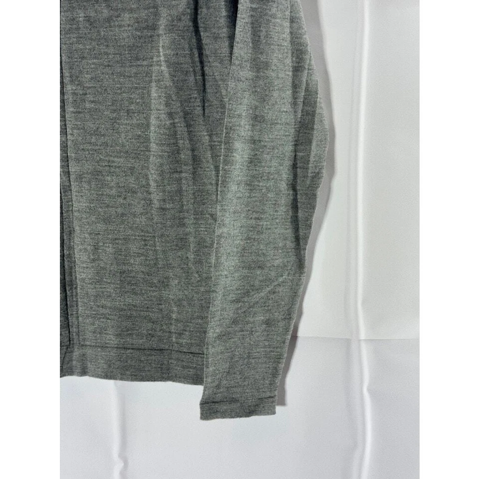 CNC COSTUME NATIONAL Gray Men's Wool V-Neck Long Sleeve Pull Over Sweater SZ S - Image 3 of 4