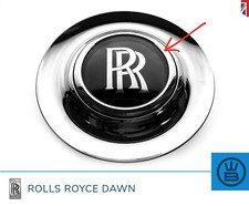 ROLLS ROYCE DAWN alloy wheel center cap replacement chrome ring trim - EASY FIT