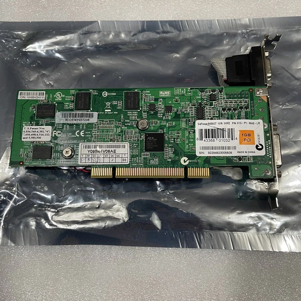 EVGA Nvidia Geforce 9400 GT 9400GT 1GB DDR2 PCI slot Video Card 01G-P1-N948-LR - Image 2 of 3