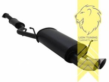 Sportauspuff Endschalldämpfer für BMW 3er E36 Compact 2 x 76mm DTM