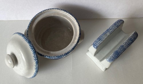 CorningWare Corelle BlueHearts 6,75" Dessertteller + Mini Kasserolle & Serviettenhalter - Bild 5 von 5