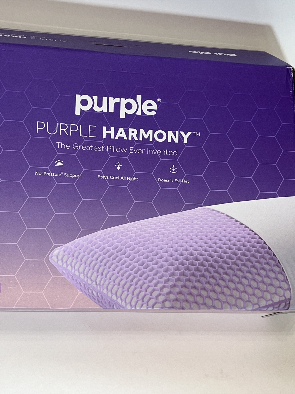 Comprar The Purple Harmony Pillow Standard Size Low Ne... en USA desde