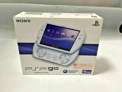 PSP go White PlayStation portable go Piano White PSP-N1000PW box