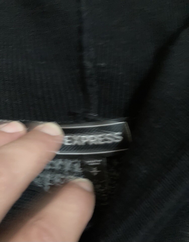 Express Sweater S Multicolor Pullover Striped Kni… - image 5