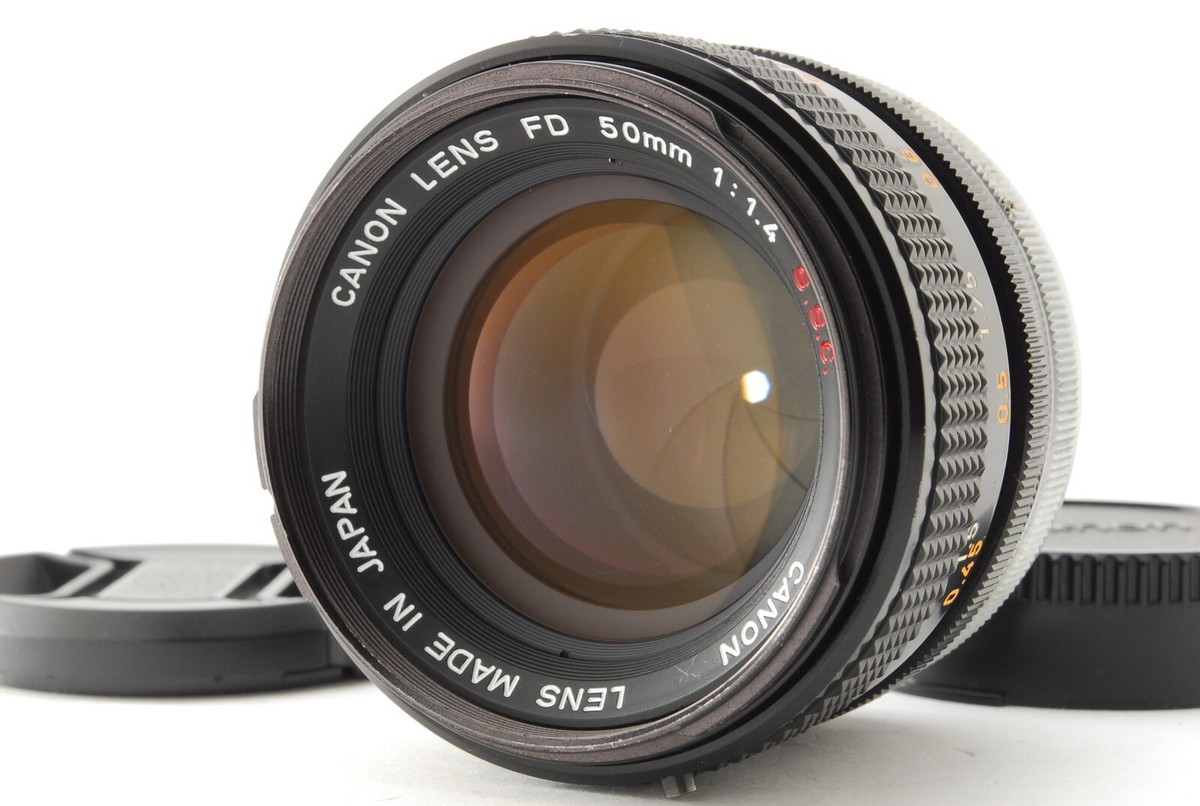 [美品]CANON FD 50mm f/1.4 s.s.c レンズ Canon】FD 50mm F1.4 S.S.C. [キヤノンFDマウント]