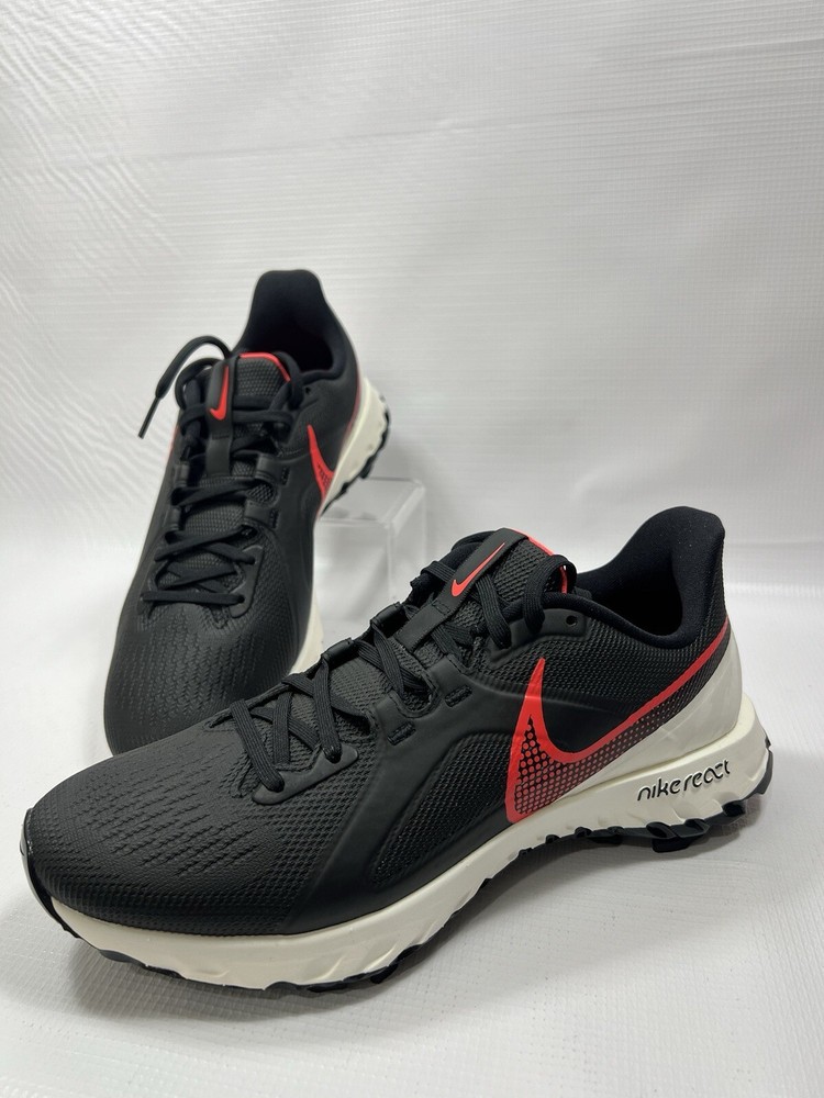 Nike React Infinity Pro Golf Shoes Mens Size 9 Black White Red CT6620-002 New