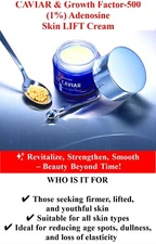 CAVIAR & Growth Factor-500 + (1%) Adenosine Skin LIFT Cream (50ml)