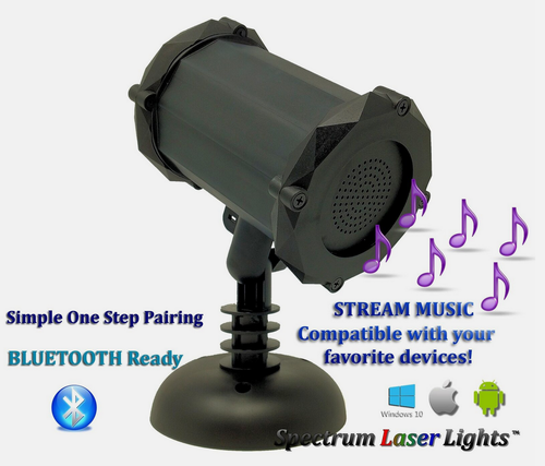Spectrum Laser SL-47 White Laser Light Full 7 Color Spectrum Bluetooth Speaker - Picture 6 of 8