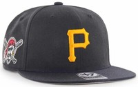 47 Brand Pittsburgh Pirates Sure Shot Sidepatch 2 Tone Captain Snapback Cap Mlb