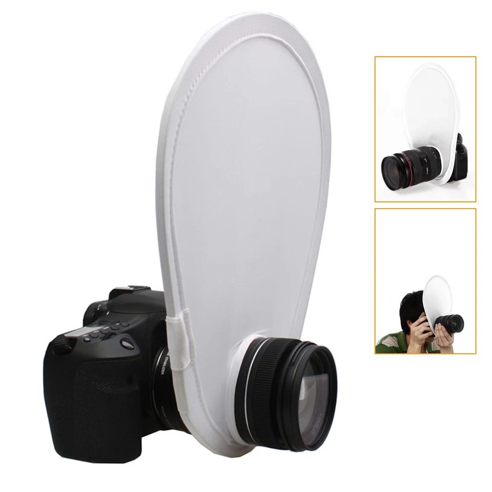 2 Pcs Collapsible Flash Diffuser Speedlite Reflector Soft Light for DSLR Camera - Image 2 of 4