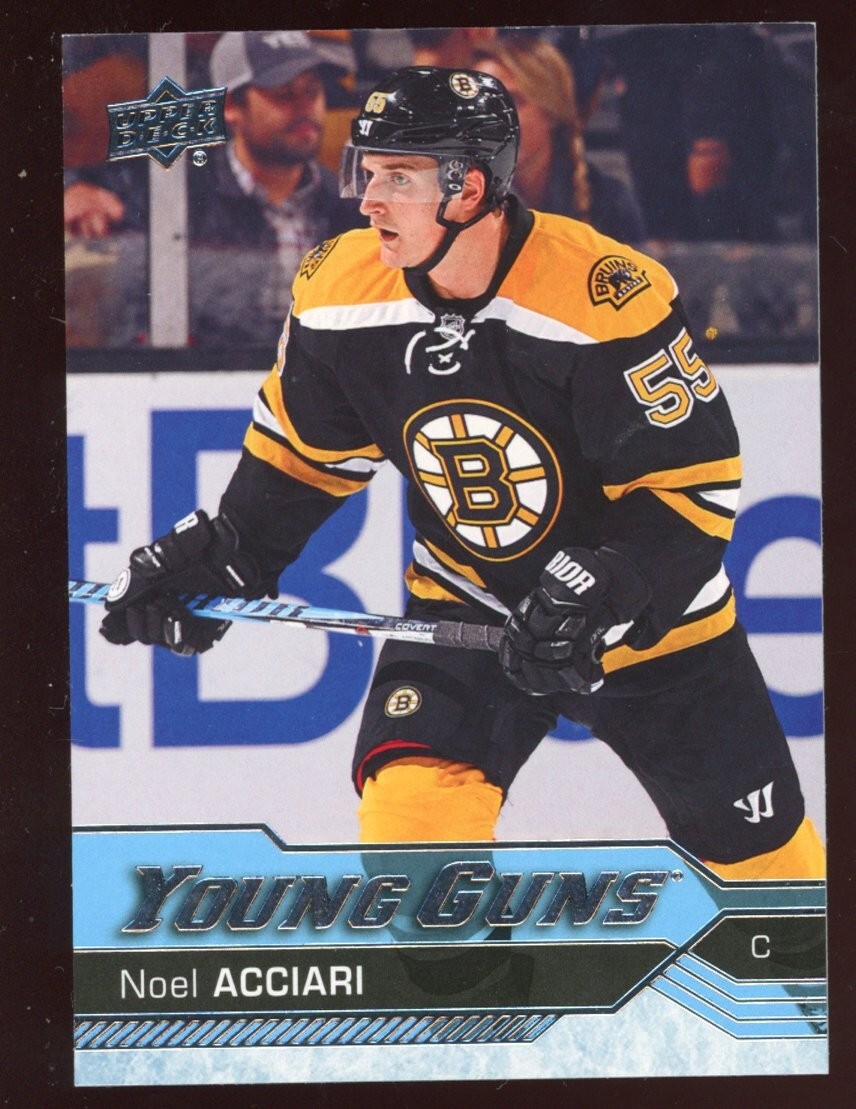 Noel Acciari 2016-17 Upper deck Series 1 Young Guns Rookie #238 Boston Bruins