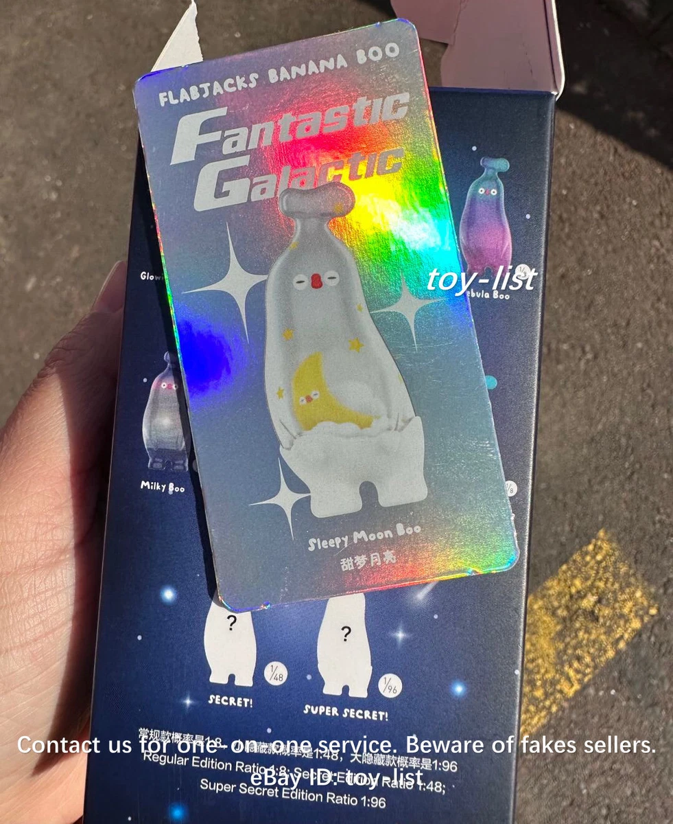 Flabjacks Banana Boo Fantastic Galactic Sleppy Moon Boo Super Secret Art Toy