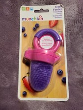 Munchkin Fresh Food Baby Feeder Pink Purple Ages 6 Months -NEW-