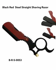 Professional Steel Barber Hair Shaving Razor Straight Blade Folding Knife CE