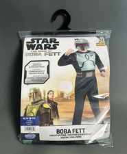 Star Wars Boba Fett Halloween Costume Child 2-Piece Size M 8-10 NEW