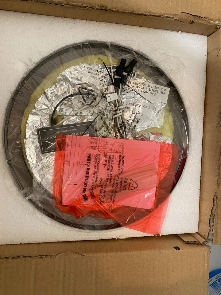 Montaje empotrado de 2 luces Elk Lighting, vidrio esmerilado, níquel negro - 12110-2 NUEVO Foto 4 de 4