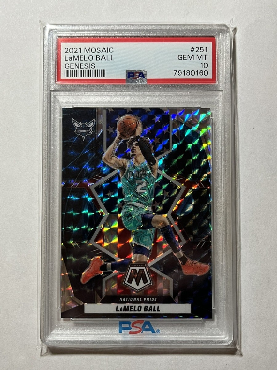 2021-22 Panini Mosaic - National Pride LaMelo Ball #251 Genesis