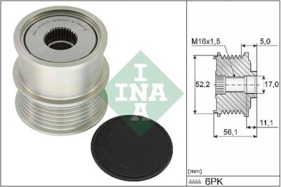 INA Generatorfreilauf  u.a. für AUDI, CUPRA, SEAT, SKODA, VW