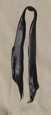 Scarf tie western black metallic lame' square dance cowboy apache NEW shiny DJ