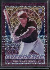 2021 Panini Chronicles #8 Yermin Mercedes Overdrive Blue Velocity